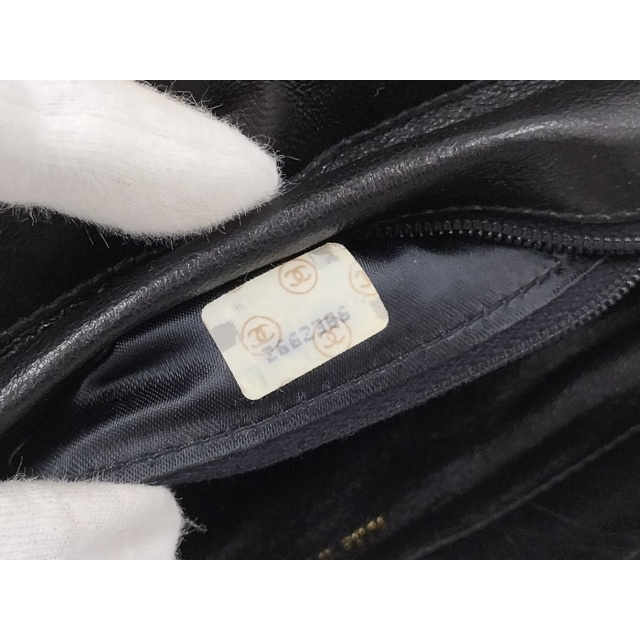 CHANEL マトラッセ ショルダーバッグ ラムスキン ブラック CHANEL マトラッセ ショルダーバッグ ラムスキン ブラック