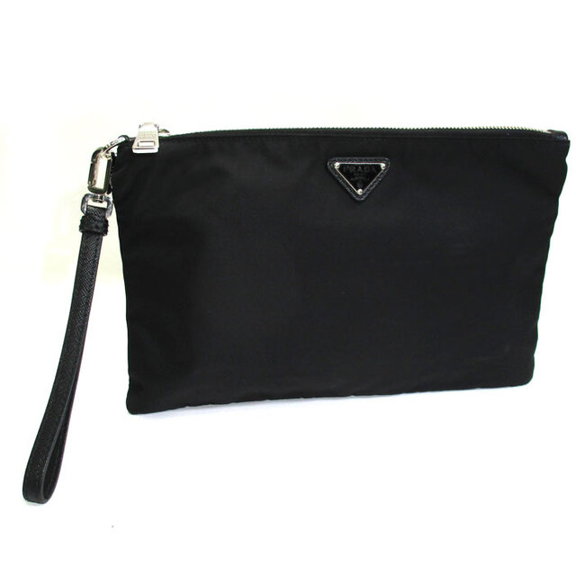PRADA リストレットポーチ ハンドルポーチ クラッチバッグ ナイロン
