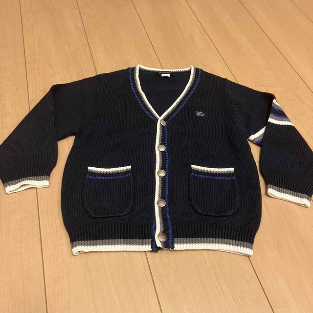 BURBERRY - Burberry カーディガン 紺 Vネックの通販 by ペガサス's