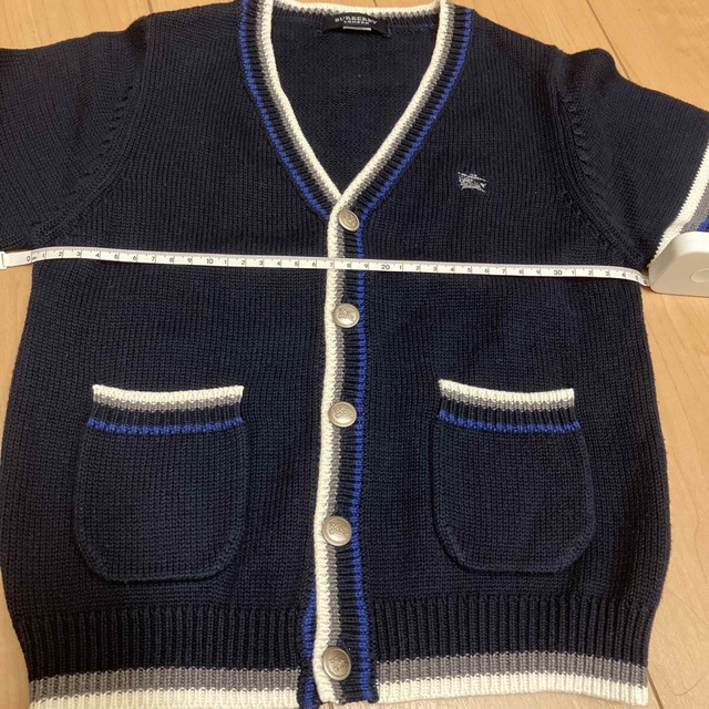 BURBERRY - Burberry カーディガン 紺 Vネックの通販 by ペガサス's