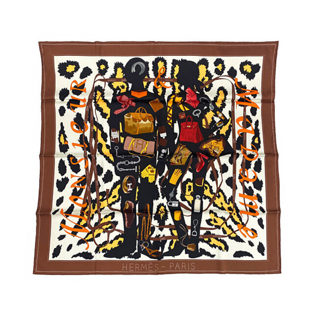 熱販売 ムッシュー&マダムII MADAME ET MONSIEUR カレ90 シルク
