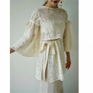 Acka flower lace blouse(シャツ/ブラウス(長袖/七分))