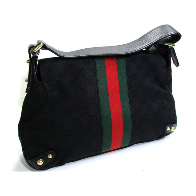 GUCCI - GUCCI ホースビット ショルダーバッグ GGキャンバス GUCCI - GUCCI ホースビット ショルダーバッグ GGキャンバス