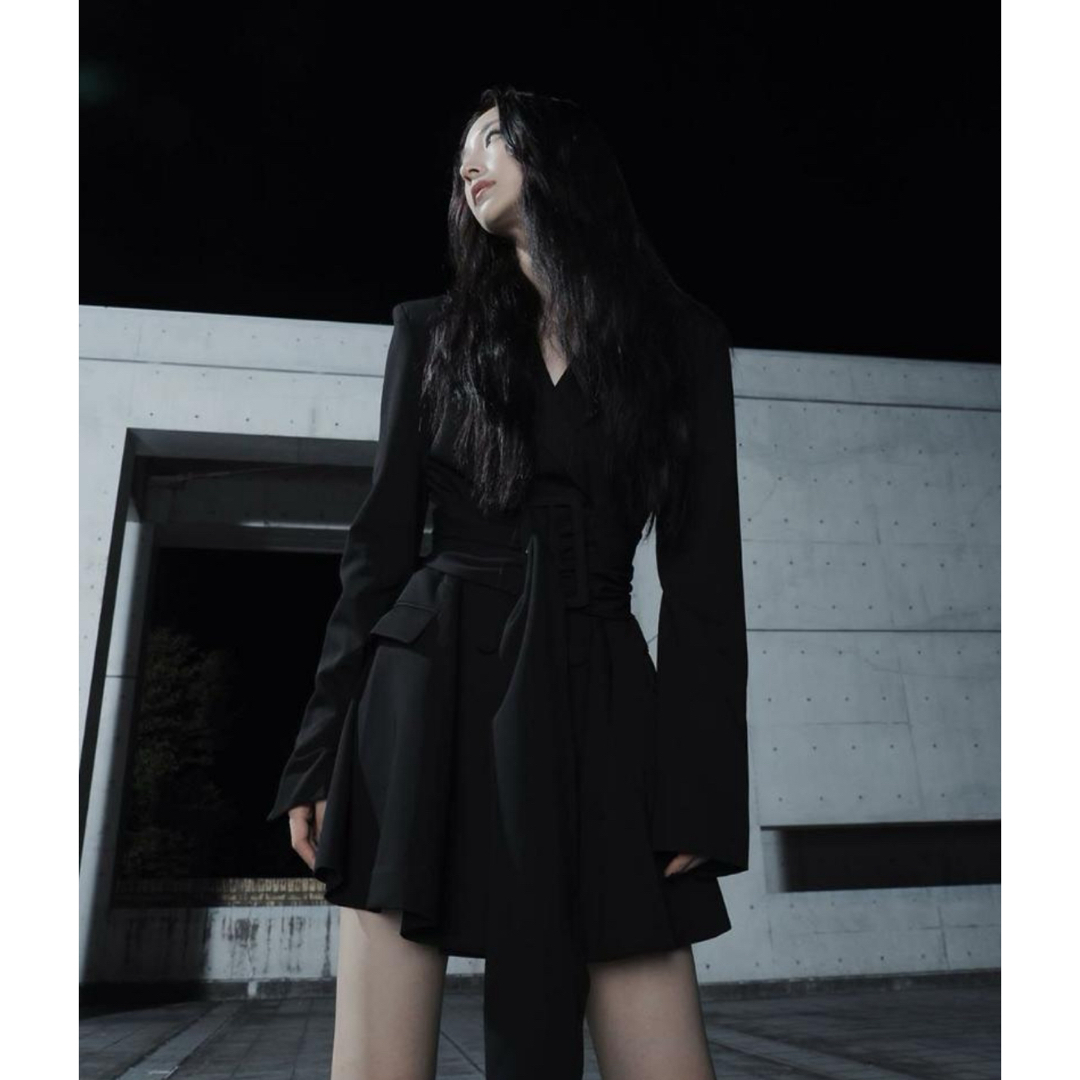 Bubbles(バブルス)のmelt the lady thick belt jacket onepiece レディースのワンピース(ミニワンピース)の商品写真