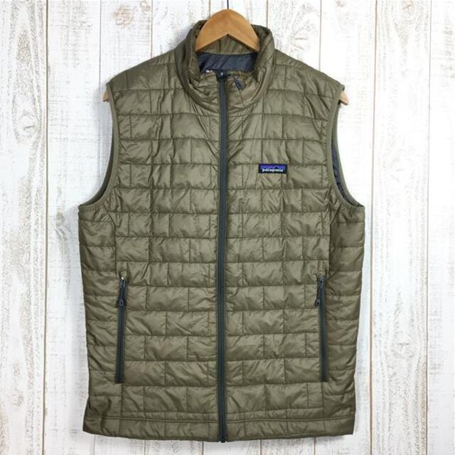 MENs M パタゴニア ナノパフ ベスト NANO PUFF VEST プリマロフト ゴールド インサレーション PATAGONIA 84242 ベージュ系 | フリマアプリ ラクマ