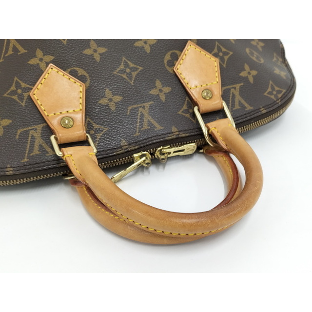 LOUIS VUITTON アルマ ハンドバッグ モノグラム レザー ブラウン 2