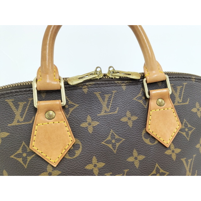 LOUIS VUITTON アルマ ハンドバッグ モノグラム レザー ブラウン 7