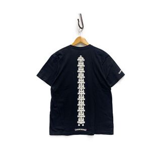 クロムハーツ(Chrome Hearts)のCHROME HEARTS クロムハーツ 背面 セメタリー クロス ポケット付き 半袖Ｔシャツ
 コットン 黒 L 正規品 / 29774【中古】(Tシャツ/カットソー(半袖/袖なし))