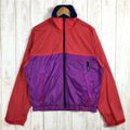 MENs S  パタゴニア 1989 フェザーウェイト ジャケット FEATHERWEIGHT JACKET ウィンドシェル H2No-Light レッド×マジェンタ ビンテージ 入手困難 PATAGONIA 83151 Red / Magenta レッド系