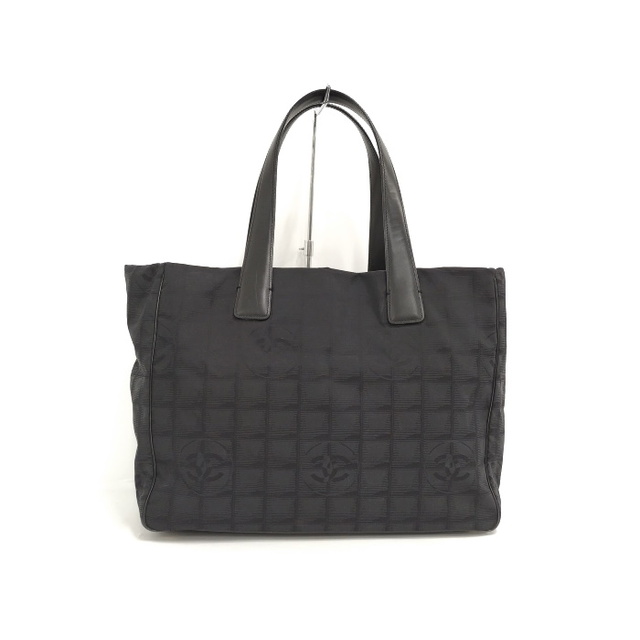 CHANEL ニュートラベルライン トートバッグ MM ナイロン ブラック