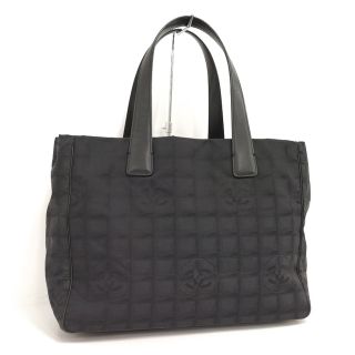 シャネル(CHANEL)のCHANEL ニュートラベルライン トートバッグ MM ナイロン ブラック(トートバッグ)