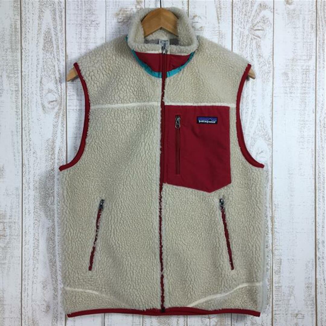 MENs S  パタゴニア クラシック レトロX ベスト Classic Retro-X Vest フリース PATAGONIA 23047 NAT Natural アイボリー系23047