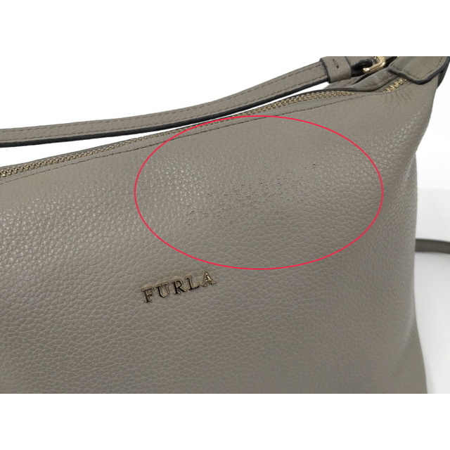 Furla(フルラ)のFURLA 2WAYショルダーバッグ レザー グレー レディースのバッグ(その他)の商品写真