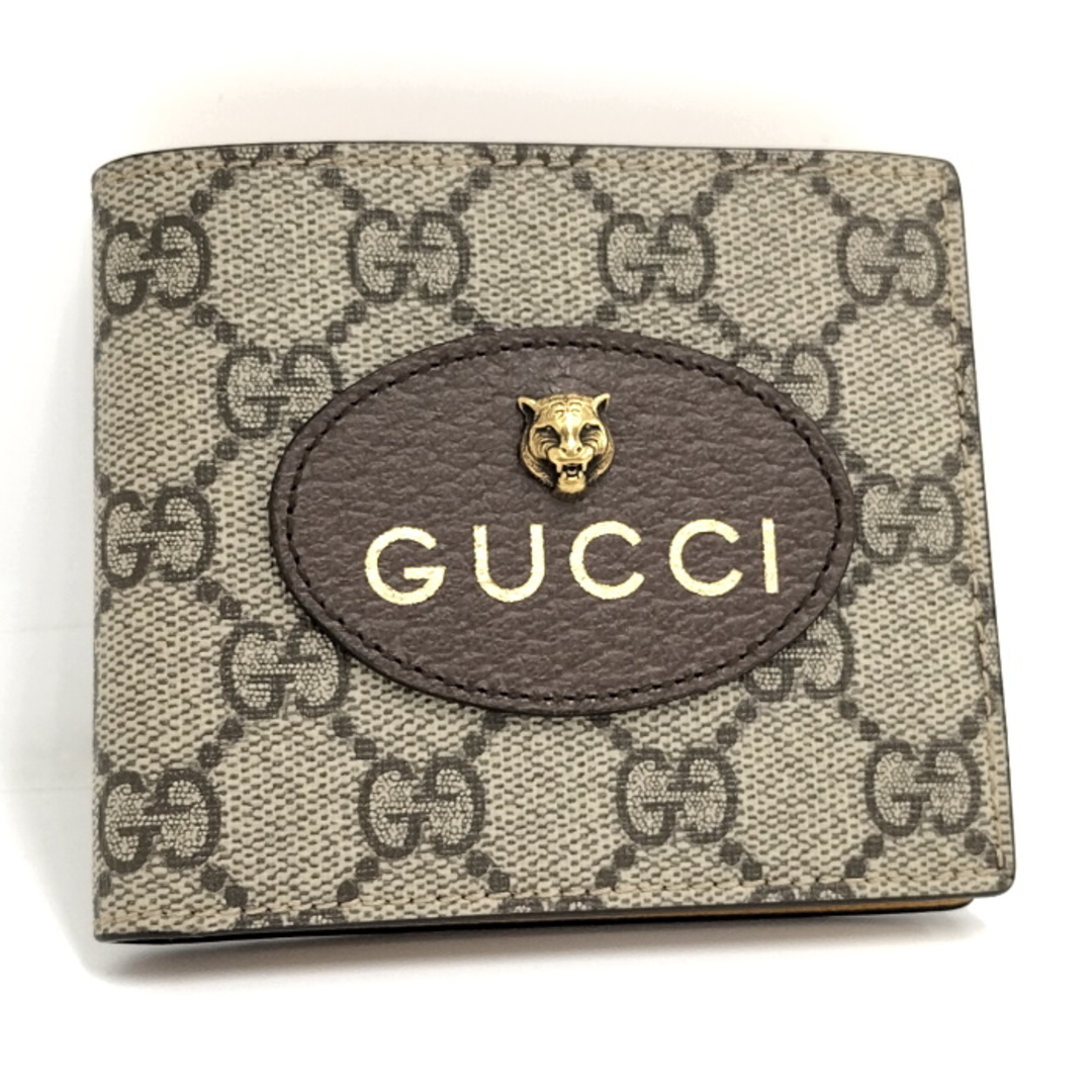 GUCCI ネオ ヴィンテージ GGスプリーム 二つ折り財布 473954 | フリマアプリ ラクマ