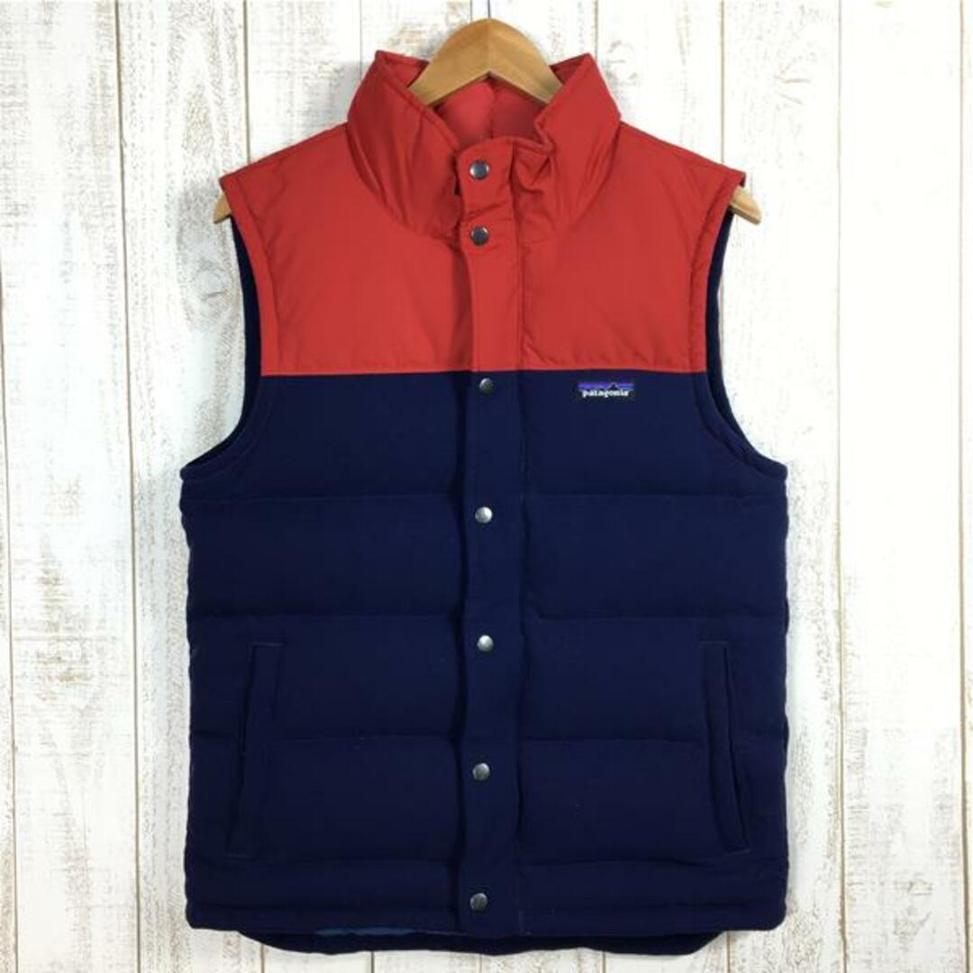 MENs S  パタゴニア ビビー ダウン ベスト Bivy Down Vest 生産終了モデル 入手困難 PATAGONIA 27586 CNY Classic Navy ネイビー系50cm着丈