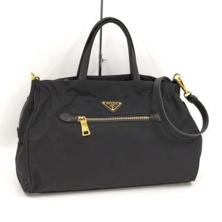 プラダ(PRADA)のPRADA 2WAYショルダーバッグ ナイロン ブラック B1843(その他)