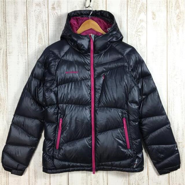 WOMENs M マムート アトラス フーデッド ダウン ジャケット ATLAS Hooded Down Jacket 700FP QUIX撥水ダウン  フーディ Pertex Quantum MAMMUT 1010-13732 ブラック系 枚数限定