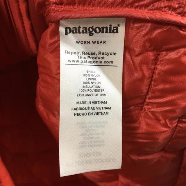 patagonia(パタゴニア)のMENs M  パタゴニア マイクロ パフ ジャケット Micro Puff Jacket プルマフィル インサレーション PATAGONIA 84065 FRE Fire レッド系 メンズのメンズ その他(その他)の商品写真