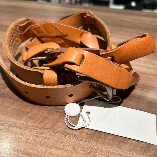 Maison Martin Margiela 07SS 編込みレザーベルト - ベルト