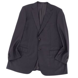 Ermenegildo Zegna　黒スーツ　赤ストライプ上下