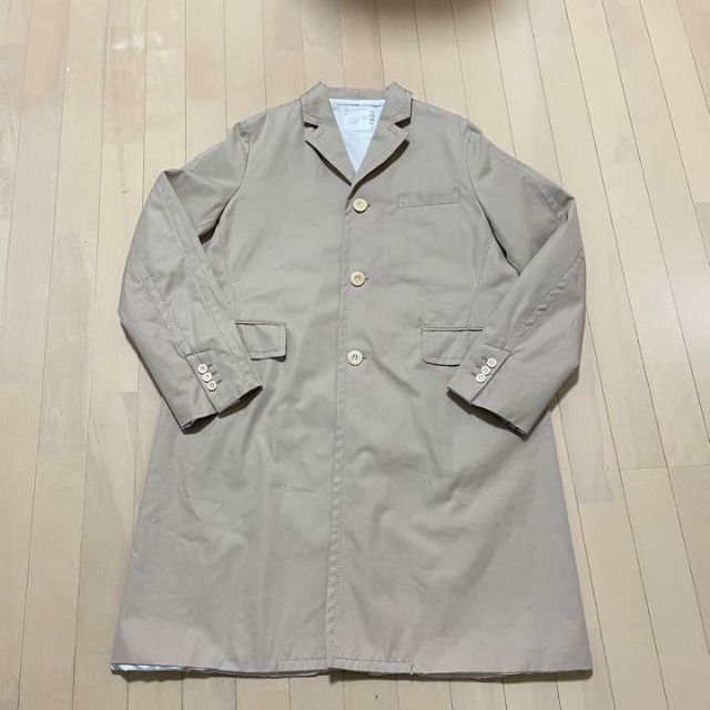 美品　sacai ステンカラーコート 18SS