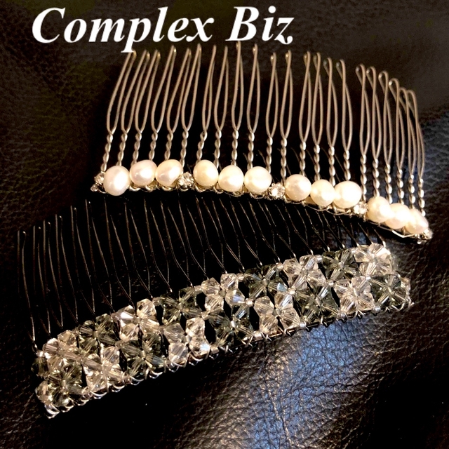 ◆【未使用・美品】／Complex 　Biz　ブラック色コーム22足／2個セット