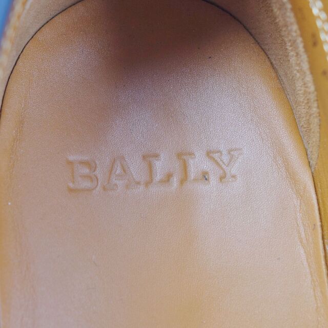 Bally(バリー)の美品 バリー BALLY ローファー モカシン ベルト カーフレザー シューズ メンズ EU9 US10(27cm相当) ネイビー メンズの靴/シューズ(ドレス/ビジネス)の商品写真