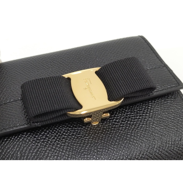 FERRAGAMO - Salvatore Ferragamo 二つ折り財布 ヴァラリボン FERRAGAMO - Salvatore Ferragamo 二つ折り財布 ヴァラリボン