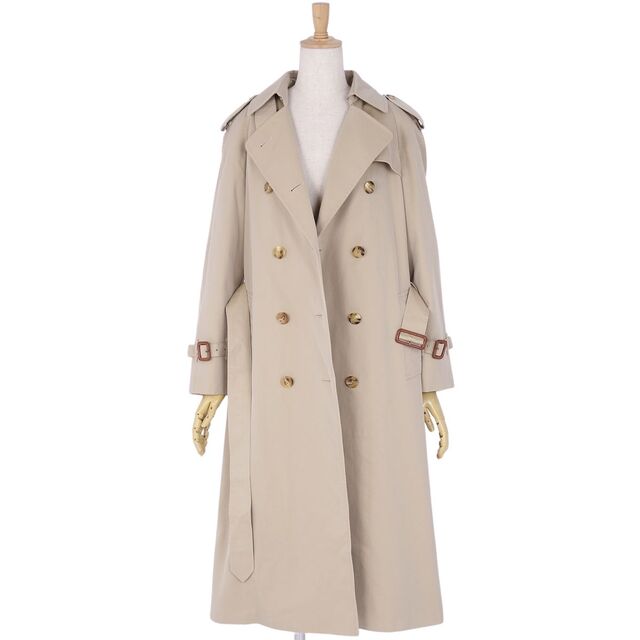 美品 バーバリー ロンドン BURBERRY LONDON コート トレンチコート レディース ライナー コットン アウター 40(M相当) ベージュ