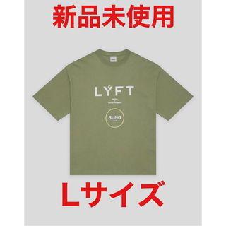 【新品 Lサイズ】LÝFT  SUNG BIG T-SHIRT - OLIVE(Tシャツ/カットソー(半袖/袖なし))