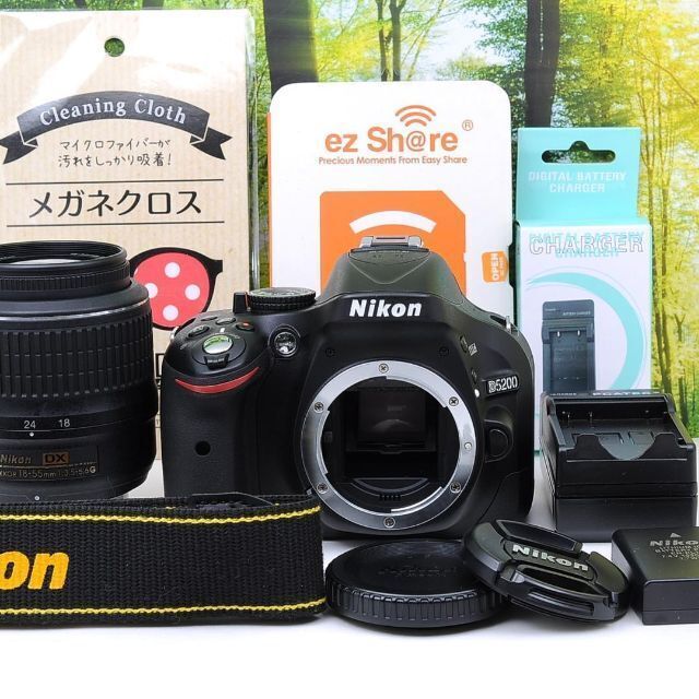 最適な価格 Nikon D3200☆スマホに転送OK&即日発送☆高画質一眼レフ