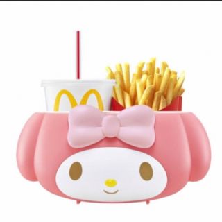 サンリオ(サンリオ)のマクドナルド♡ドリンク&ポテトホルダー♡マイメロ(車内アクセサリ)