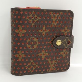 ルイヴィトン(LOUIS VUITTON)のLOUIS VUITTON ペルフォ コンパクトジップ 二つ折り財布 パンチング(財布)