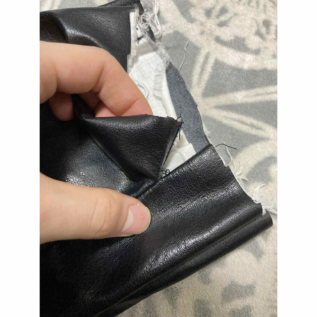 SALE/65%OFF】 コムデギャルソンオムプリュス フェイクレザー カラー