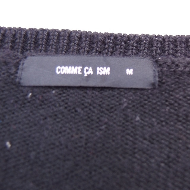 COMME CA ISM(コムサイズム)のコムサイズム ニット セーター 長袖 スクエアネック ケーブルニット M レディースのトップス(ニット/セーター)の商品写真