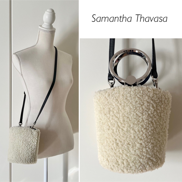 Samantha Thavasa(サマンサタバサ)のSamantha Thavasa 2way プードルボアミニショルダーバッグ レディースのバッグ(ショルダーバッグ)の商品写真