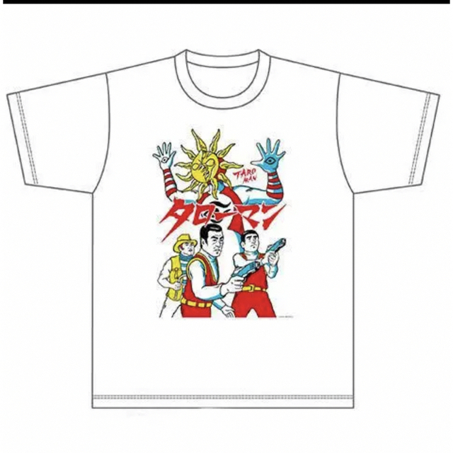 岡本太郎展で購入したタローマンTシャツになります。未開封未使用品。