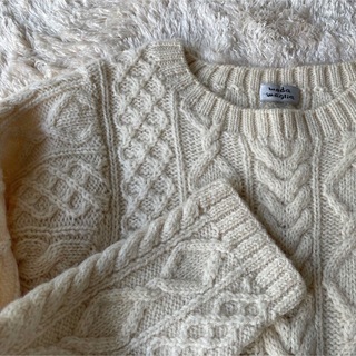ロキエ(Lochie)のvintage knit アランニット 古着(ニット/セーター)