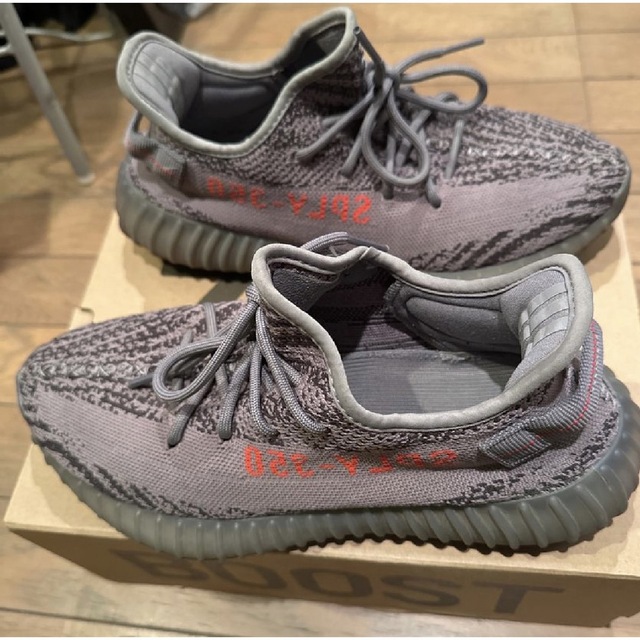 Yeezy Boost 350 V2  Grey Bold Orange