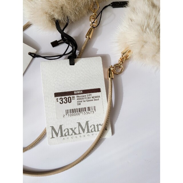 未使用タグ付き Max Mara ミンクファー ミトン 未使用タグ付き Max Mara ミンクファー ミトン