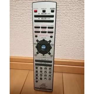 シャープ(SHARP)のSHARP　シャープ　オーディオ　リモコン　RRMCG0313AWSA(その他)