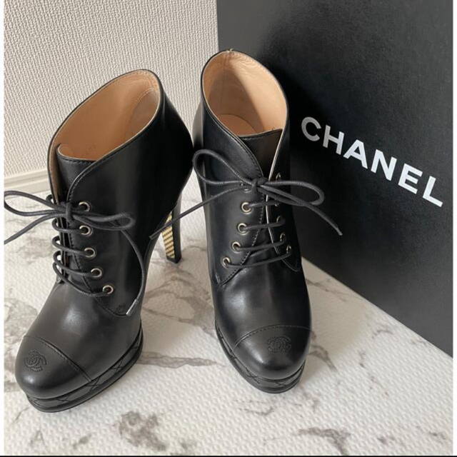 CHANEL - 最終値下げ CHANELショートブーツの通販 by る's shop