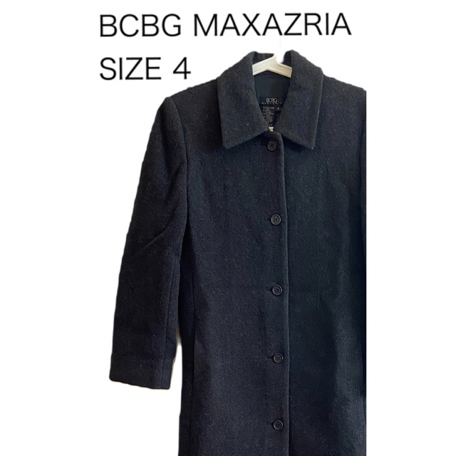 BCBG MAXAZRIA マックスアズリア ロングコート ウール レーヨン混4