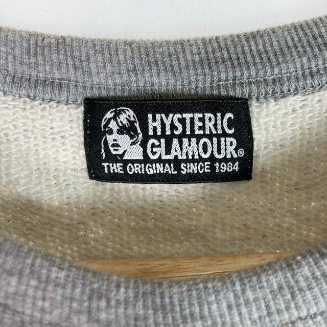 HYSTERIC GLAMOUR(ヒステリックグラマー)の★ヒステリックグラマー ベア 刺繍 半袖 グレー レディースのトップス(カットソー(半袖/袖なし))の商品写真