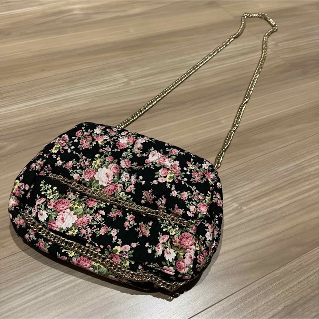 花柄チェーンバック レディースのバッグ(ショルダーバッグ)の商品写真