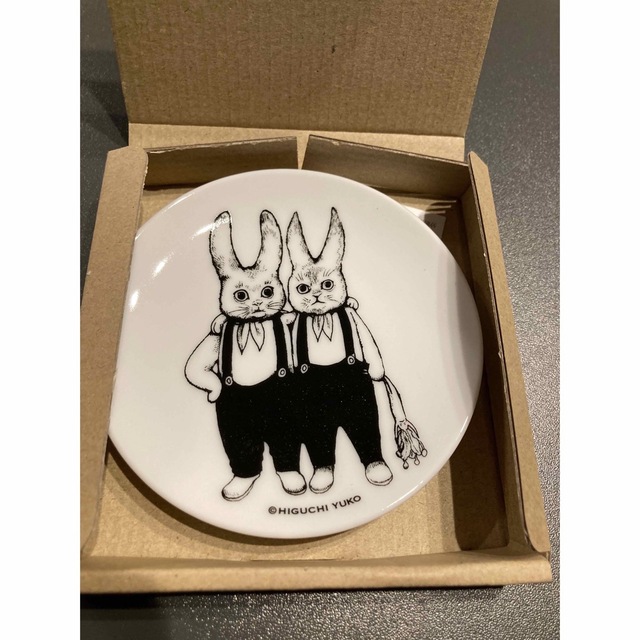 在庫あり】【在庫あり】ヒグチユウコ 非売品 うさぎの絵皿 卯皿 全5種