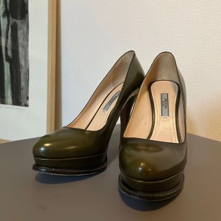 プラダ(PRADA)のPRADA プラダ ヒール パンプス プラットフォーム(ハイヒール/パンプス)