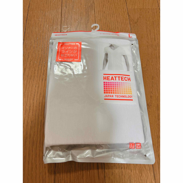 UNIQLO(ユニクロ)のUNIQLO ヒートテック　シームレスVネックT（半袖) L 3個セット メンズのメンズ その他(その他)の商品写真