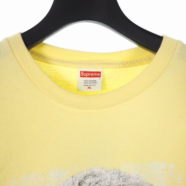 supreme シャツ　XL 黄色
