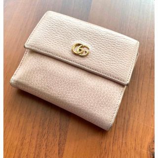 グッチ(Gucci)のGUCCI グッチ プチマーモント フレンチフラップウォレット ２つ折 財布(折り財布)